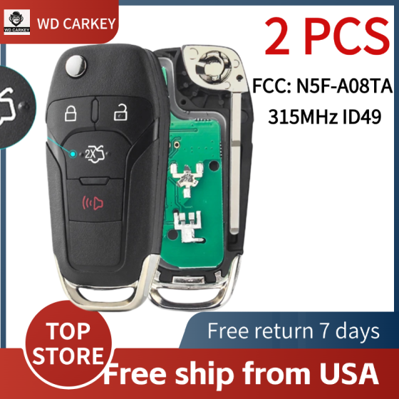 3+1 Buttons 315MHz ID49 FCC: N5F-A08TAA