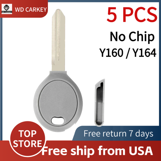 Y160 / Y164 Chrysler Transponder Key SHELL (No Chip)